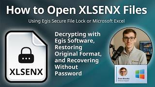 How to Open XLSENX Files (Egis Encrypted Excel Spreadsheet)