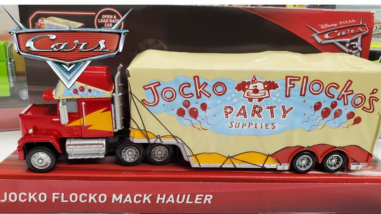 Disney Pixar Cars Hauler Jocko Floko's - YouTube