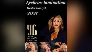 Perfect Eyelash Brow Lamination | Step By Step Tutorial |  New Method 2021 | class | The Netherlands