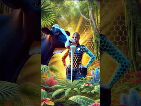 The Cow Helped To Woman Officer #aistory#3danimation#moralstories
