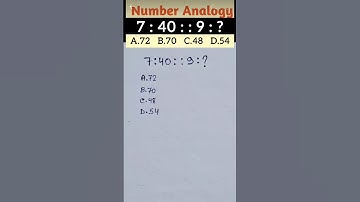 Number Analogy Reasoning Short Tricks #reasoning #shorttricks #rrbntpc #rrb #ssccgl #rrbgd #sscchsl