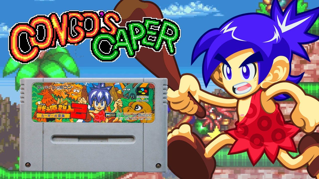 Congo's Caper - jogo do macaquinho no super nintendo - snes 