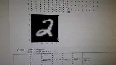 Classifying handwritten digits with a neural network (python)