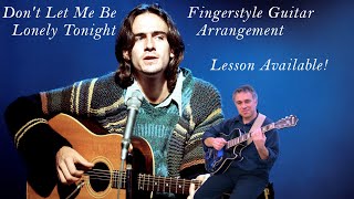 Don't Let Me Be Lonely Tonight, James Taylor, fingerstyle guitar, lesson available chords