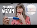 FINDING OUT I'M PREGNANT AGAIN | Live Pregnancy Test