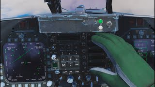 Relaxed flight in DCS Hornet with Quest3 Hand Tracking (No comment)