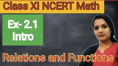 Chapter 2, Ex 2.1 Class 11, Maths, Relation and Function, NCERT, Cartesian Products of Sets