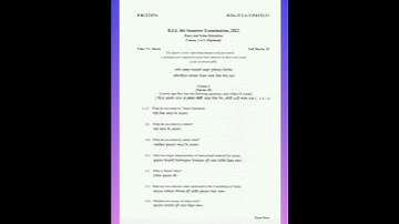 #B.ed#4th semister//2022//course11 Optional paper//WBUTTPA University question papers