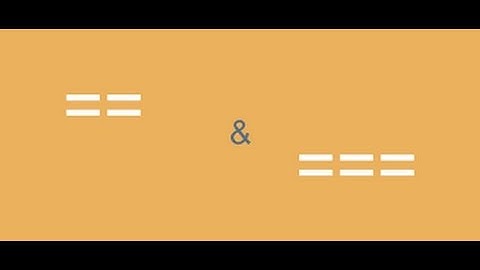 Difference between double and triple equal to in PHP | In Urdu