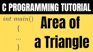 How to Write a C Program to Find the Area of a Triangle