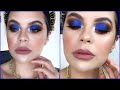 Maquillaje Smokey Azul Rey | Angela Garza ❤️