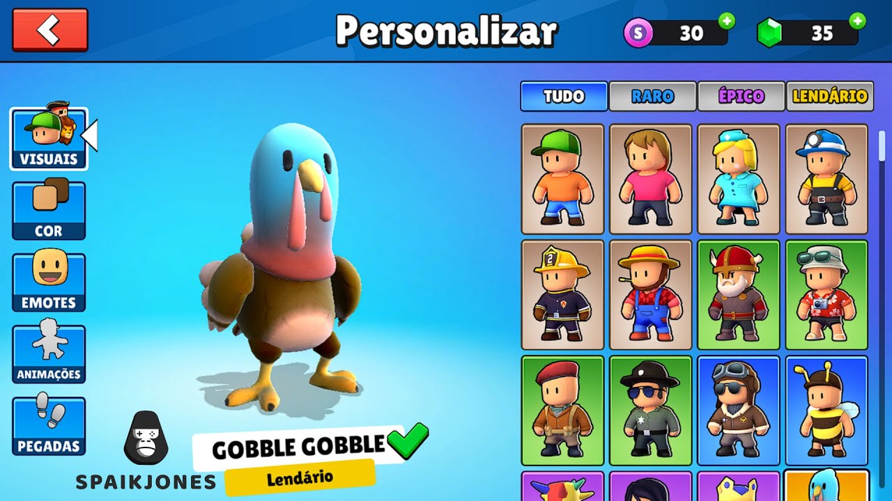 STUMBLE GUYS VERSÃO AZUL BABÃO  Jogos online, Jogos, Jogos arcade