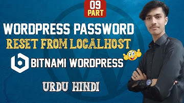 how to bitnami WordPress password reset | reset WordPress password on localhost Urdu/Hindi part 9