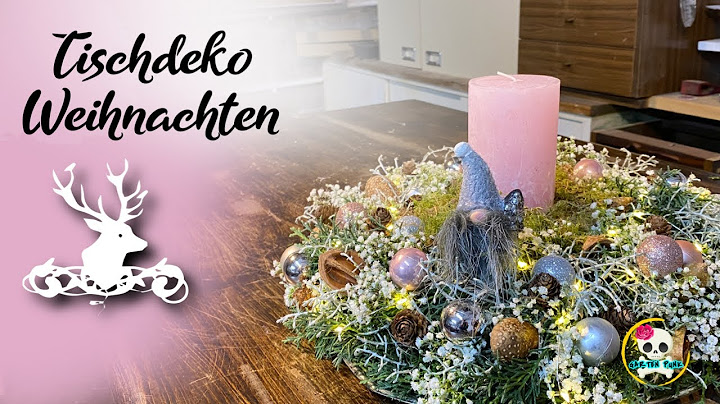 Tischdeko Weihnachten / Weihnachtliche Tischdeko selber machen 🎄🎄🎄