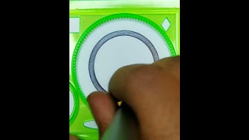 ASMR easy spirograph beautiful spiral drawing #shorts #art #spirograph #drawing #viral #satisfying