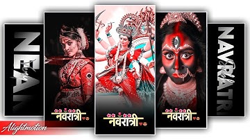 Navratri Special Status Video Editing Alight Motion 2022 ।। Durga Puja Status Video Editing