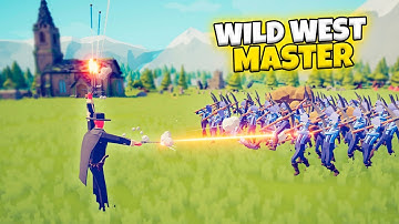 WILD WEST MASTER VS EVERY FACTION | TABS MODDED GAMEPLAY