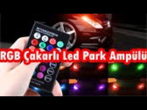Kumandalı RGB Çakarlı Led Park Ampulü Ürün İncelemesi ve Testi