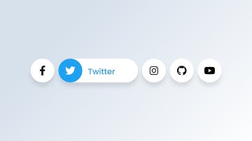Social Media Buttons with Cool Hover Animation using only HTML & CSS