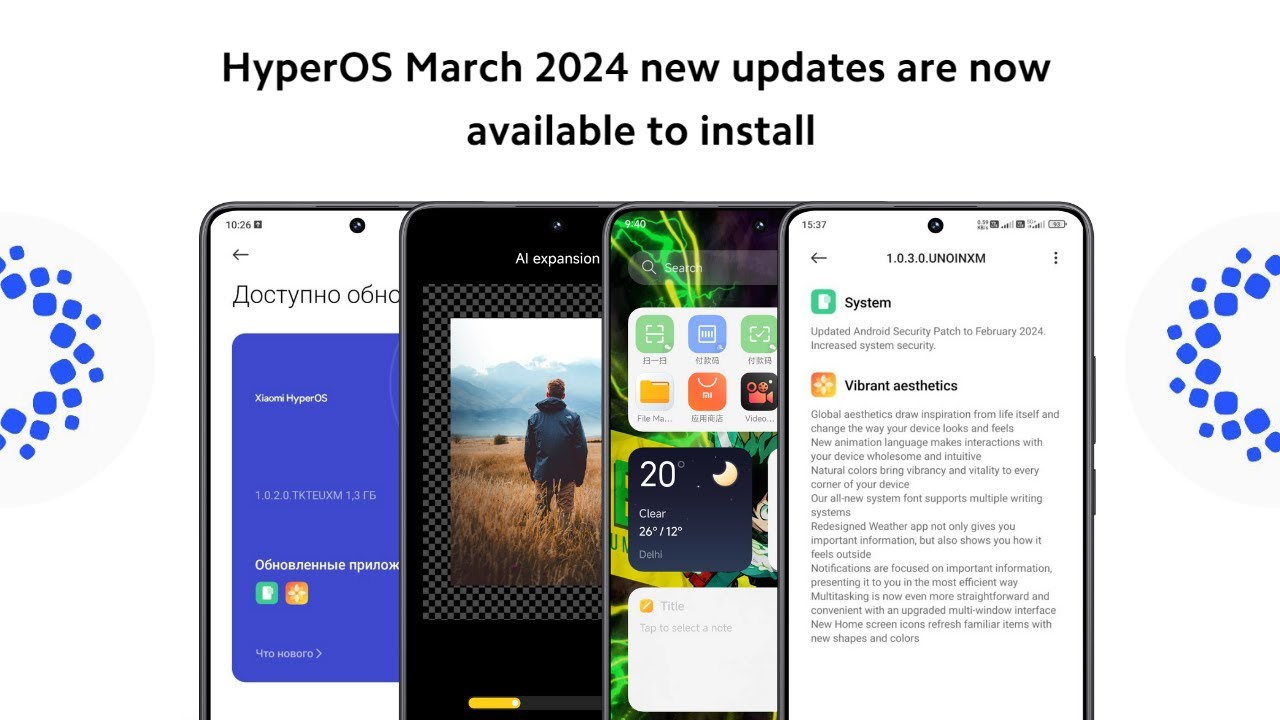 HyperOS March 2024 updates are now available to install 🖤 - YouTube