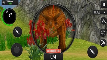 Wild Dinosaur Hunting Attack_Android ios Gameplay - iGames0803 Part 5