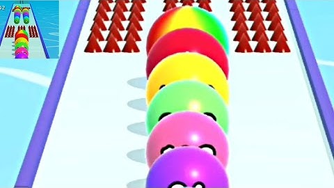 Ball Run 2048 - all Levels gameplay walkthrough Android, ios 43 - 44