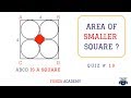 Math Puzzles with Answers in 60 seconds - Can you find the Area ?