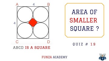 Math Puzzles with Answers in 60 seconds - Can you find the Area ?