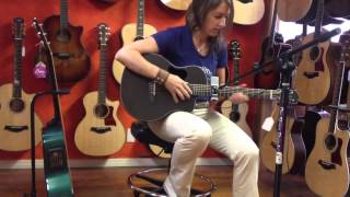 LA Guitar Sales BY REQUEST Rainsong P12 Parlor vs Kevin Michael CF