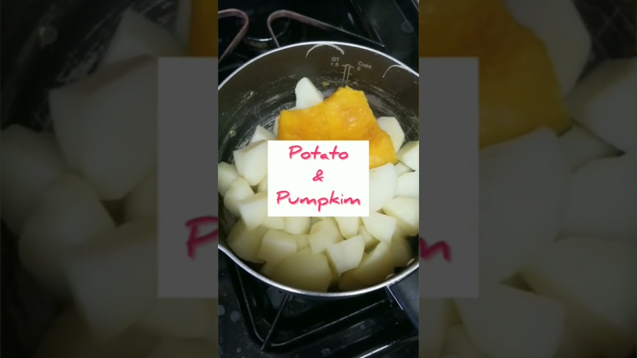 mash potato & pumpkin