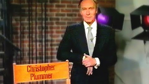 CBS, "Read More About It" (Christopher Plummer), 1983