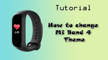 Mi Band 4 Theme Change