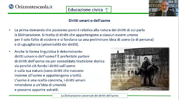 Quali sono i diritti umani riconosciuti dalla Dichiarazione Universale dei Diritti Umani *?