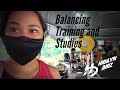 Balancing training and studying