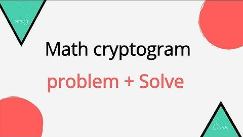 mathematical cryptogram ||