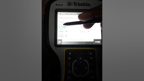 Data transfer and Reciving procedure in TSC3  Trimble GPS Data collector.