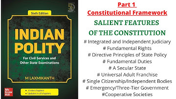 (V6) (Salient Features of Indian Constitution Part 2) Indian Polity for UPSC/PSC