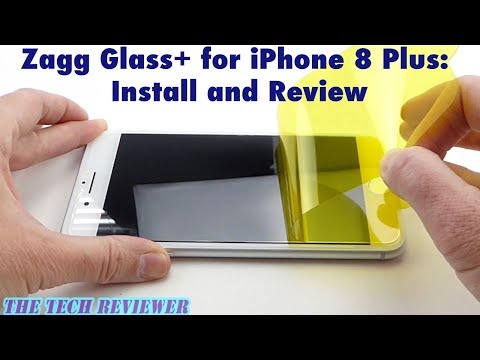 Zagg Glass  for iPhone 8 Plus  Install and Review 
