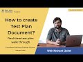Software testing tutorial  how to create test plan realtime test plan walkthrough