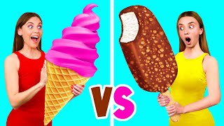 How To Make a Giant Ice Cream Challenge | Funny Challenges by FUN FOOD