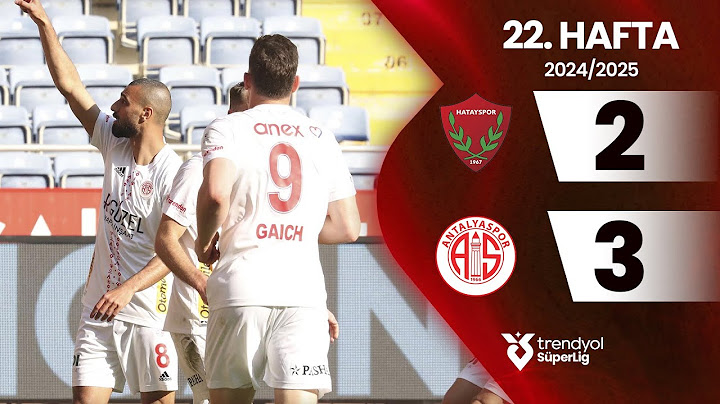 Hatayspor (2-3) Antalyaspor | 22. Hafta - Trendyol Süper Lig 2024/2025 Sezonu