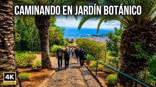 JARDÍN BOTÁNICO DE Funchal 🌿 El lugar más hermoso de Madeira a pie 4K