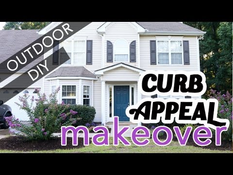 Outdoor DIY Curb Appeal Makeover - YouTube