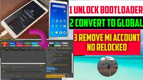 how to unlock bootloader/convert to global/remove mi account Redmi 6a no relock by unlock tool 2021