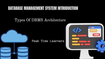 Types of DBMS architecture in Tamil