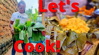 Cooking Ugandan Traditional Food | UGANDAN STAPLE FOOD | VILLAGE COOKING| Kampala