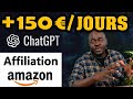 Comment laffiliation amazon sur youtube en utilisant chatgpt tutoriel complet  cas pratique