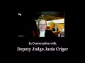 Conversation with Deputy Judge Janis Criger Part 3: Evidence in Small Claims court Ontario