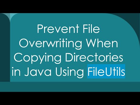 Prevent File Overwriting