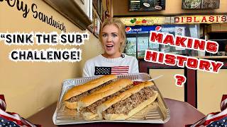 The 30 Cheesesteak Challenge No Woman Has EVER Finished!